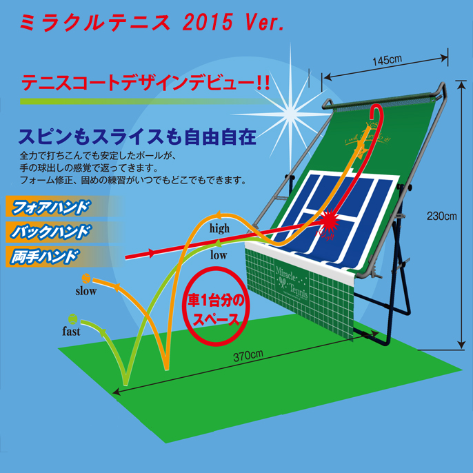 バージョンアップしてミラクルテニスが販売スタート！使い方は様々、いつでもどこでもテニスを楽しみませんか？ |  テニス用品に関するブログ＠テニスショップLAFINO 冨貴塚 裕太